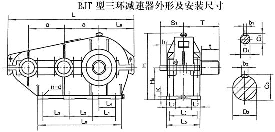 BJT125��BJT145��BJT175��BJT215��BJT255��BJT300��BJT350��BJT400�����h(hu��n)�p�ٙC���μ����b�ߴ�