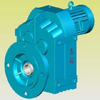 F系列平行軸斜齒輪減速機(jī)實(shí)體模型