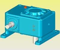 WHT型圓弧圓柱蝸桿減速機(jī)實(shí)體模型(JB2318—79)